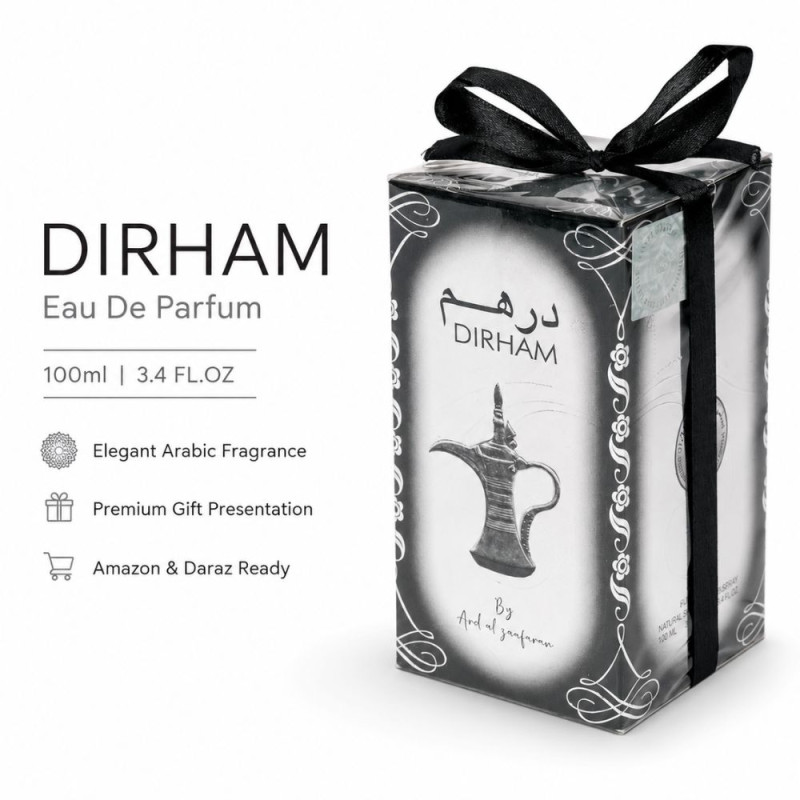 Classic Parfume – Black white Premium Quality (100ml | 15 x 8 cm)