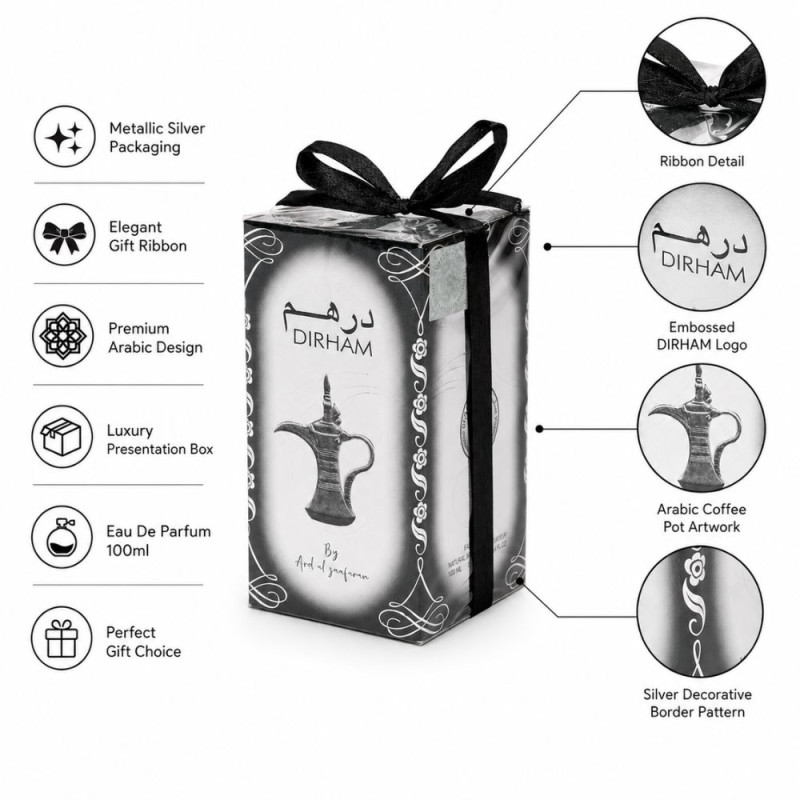 Classic Parfume – Black white Premium Quality (100ml | 15 x 8 cm)