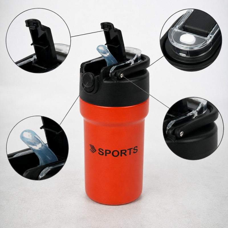 Insulated Vacuum Cup (500 ml) – Red