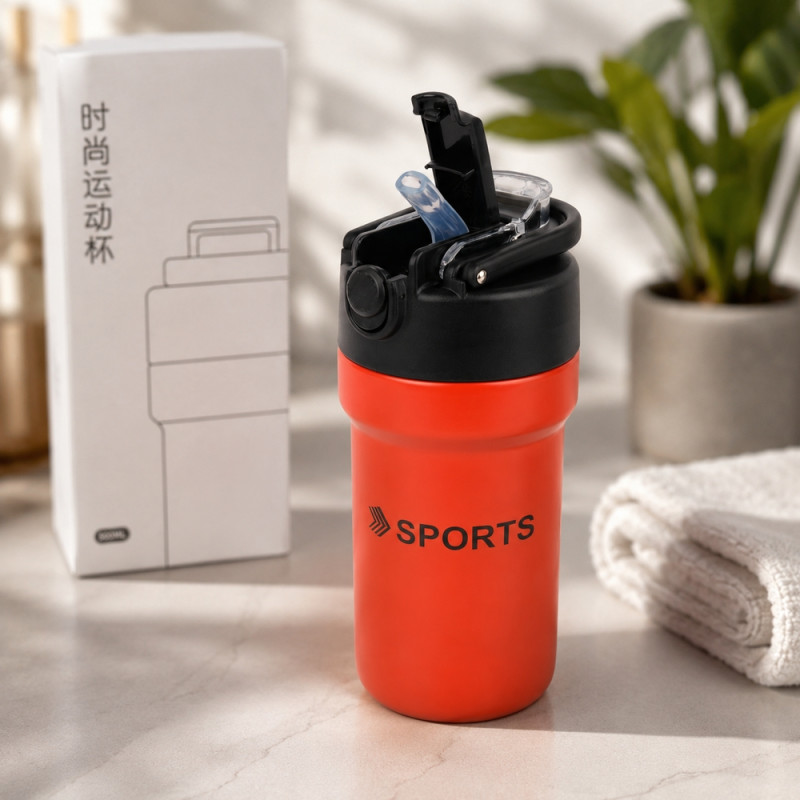 Insulated Vacuum Cup (500 ml) – Red