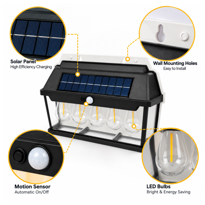 Solar Wall Light