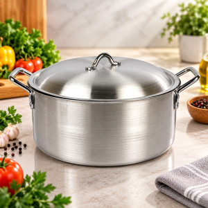 5-Piece Aluminum Cooking Pot Set