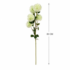 Prime Grip Artificial Dahlia Spray Designed for Home Décor &amp; Event Styling – Green (H-80cm)
