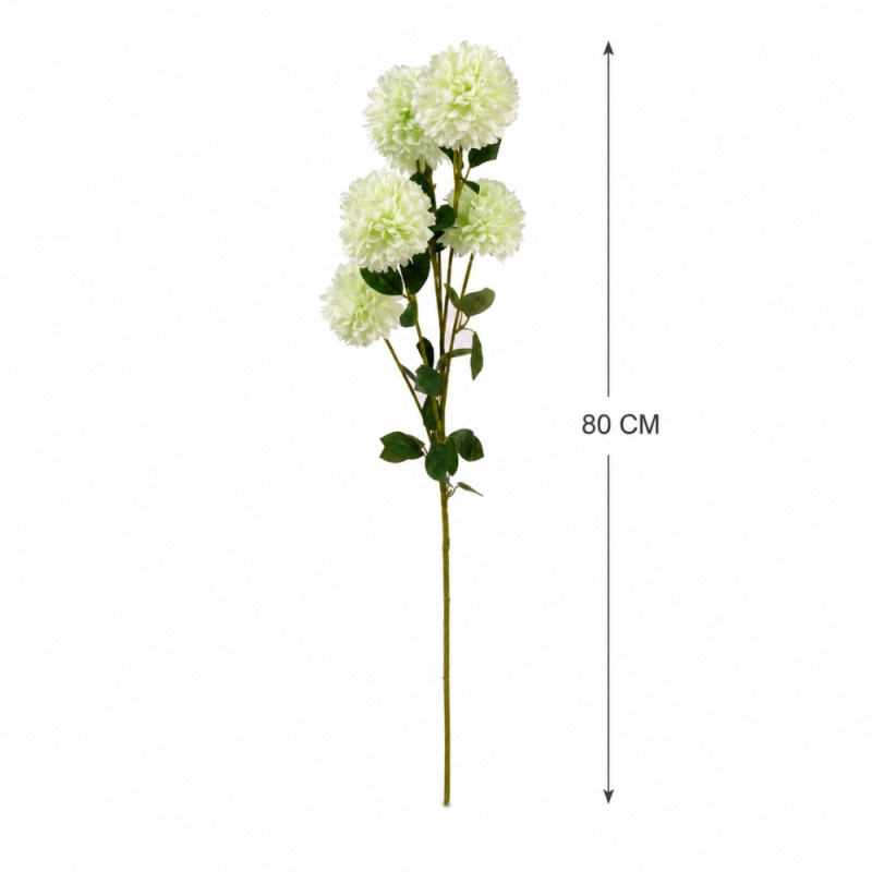 Prime Grip Artificial Dahlia Spray Designed for Home Décor &amp; Event Styling – Green (H-80cm)