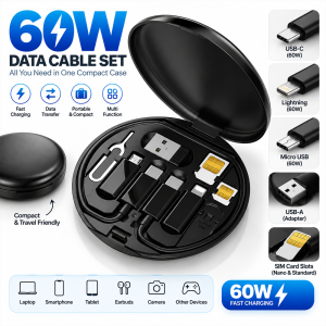 60W Data Cable Set