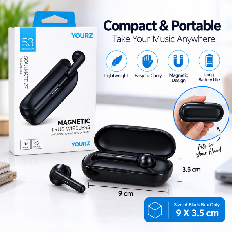 Magnetic True Wireless Earbuds