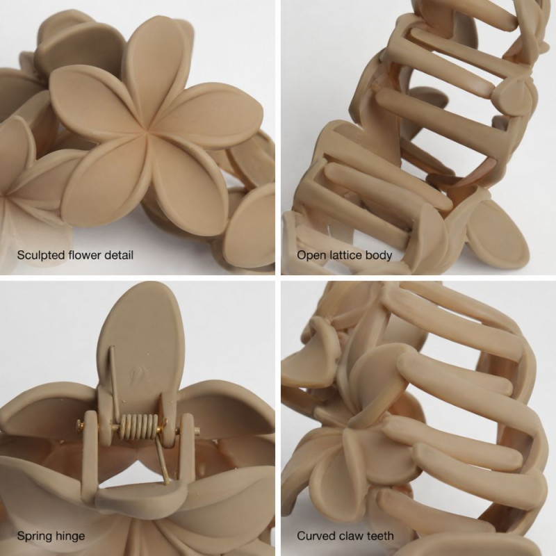 Floral Hair Claw Clip