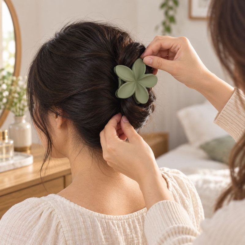 Flower Hair Clip