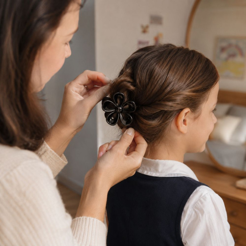 Flower Shaped Hair Clip