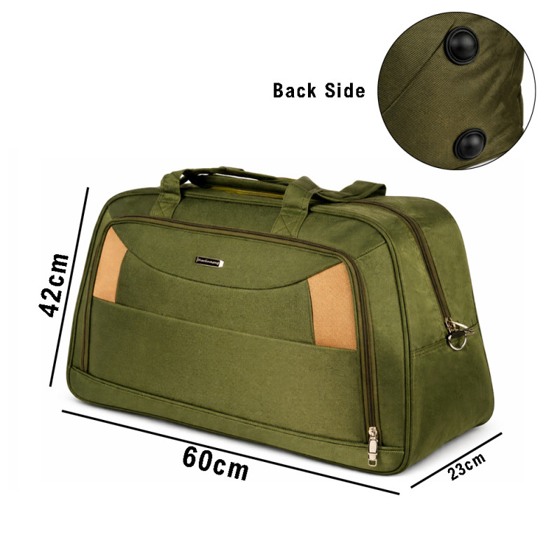Dark Green Multi-Pocket Travel Duffle Bag – 60cm
