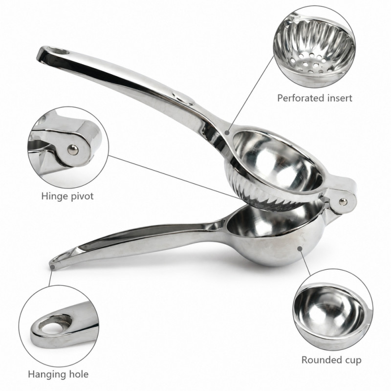 Stainless Steel Lemon Squeezer - Large