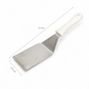 Stainless Steel Turner – White