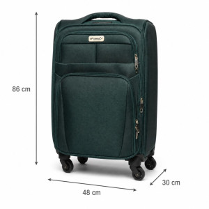 Green Travel Trolley Luggage -86cm