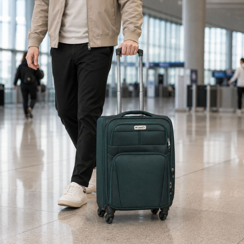 CONSUL Green Trolley Luggage - 66cm