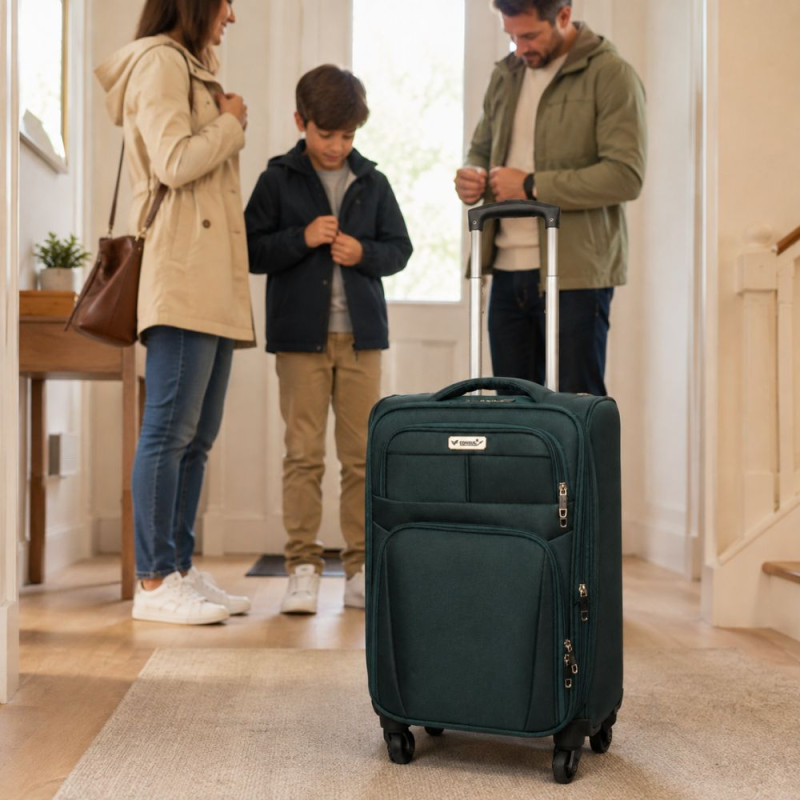 CONSUL Green Trolley Luggage - 66cm