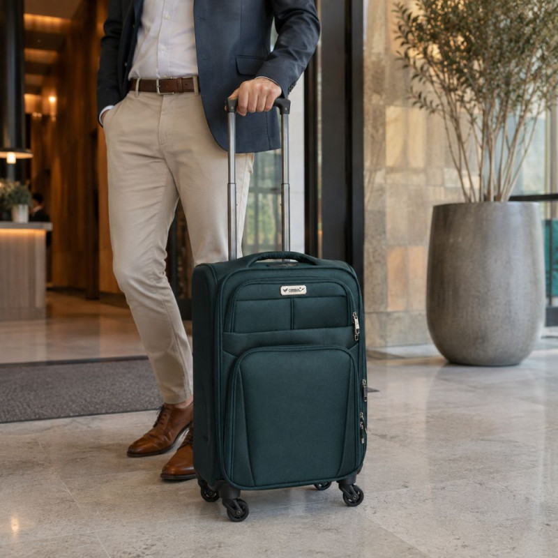 CONSUL Green Trolley Luggage - 66cm