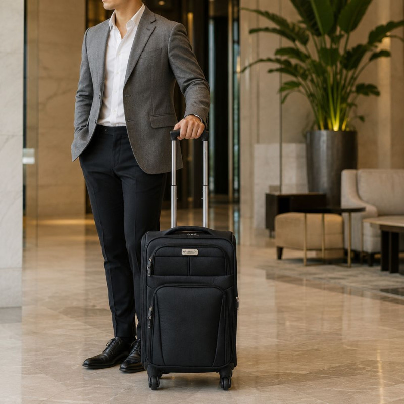 Black Trolley Suitcase