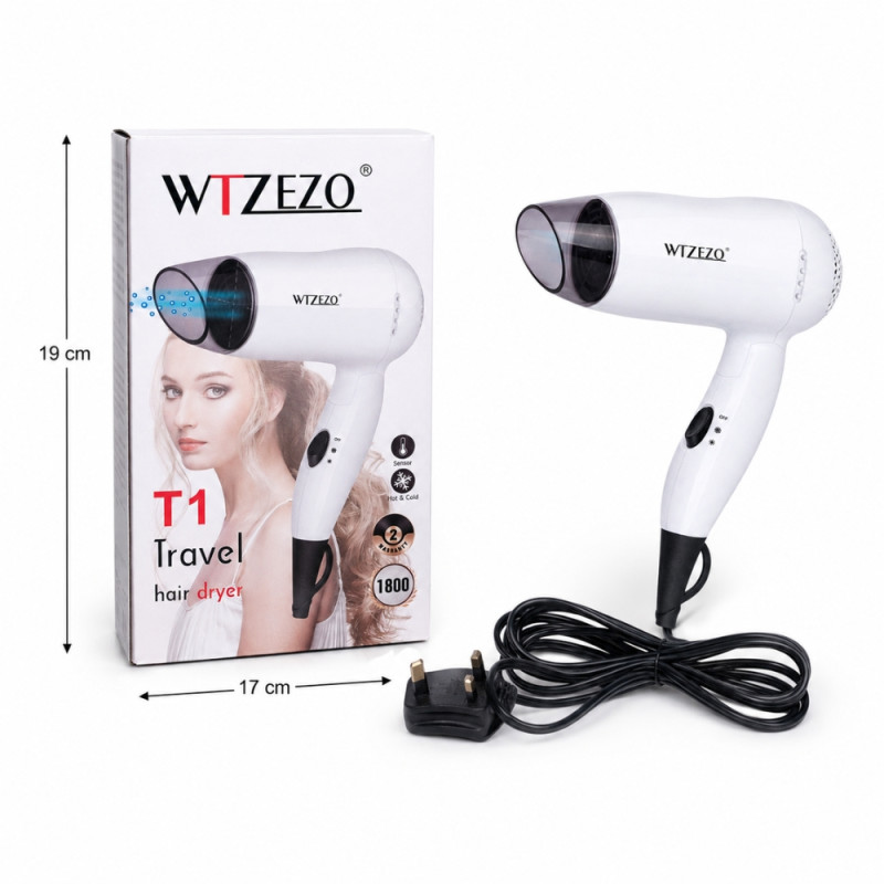 Compact Travel Hair Dryer
