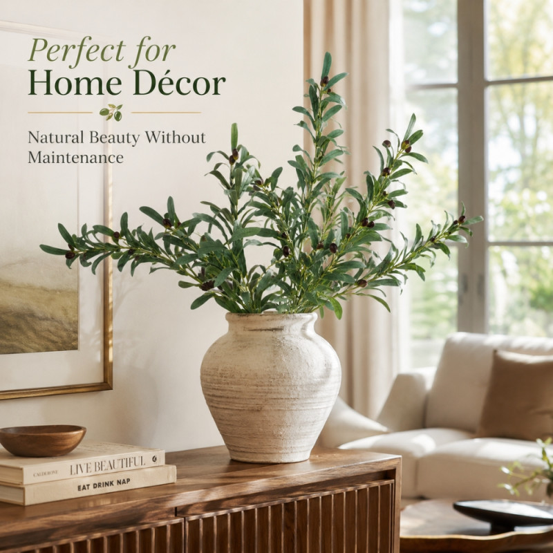 Modern Olive Tree A. Flower – Green Premium Quality (H-94cm)