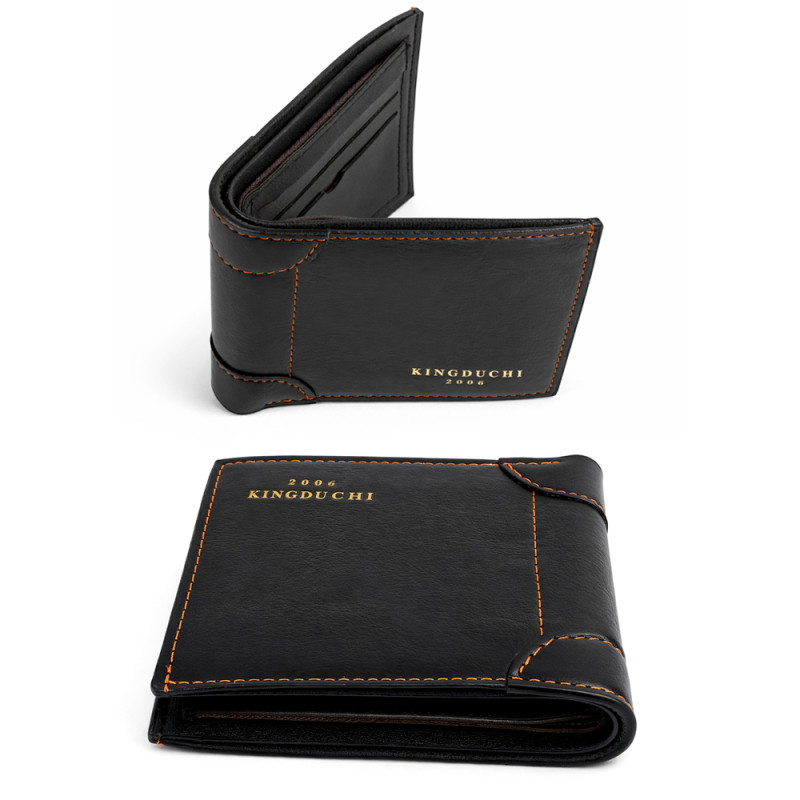 Men Bifold Wallet With Id Window