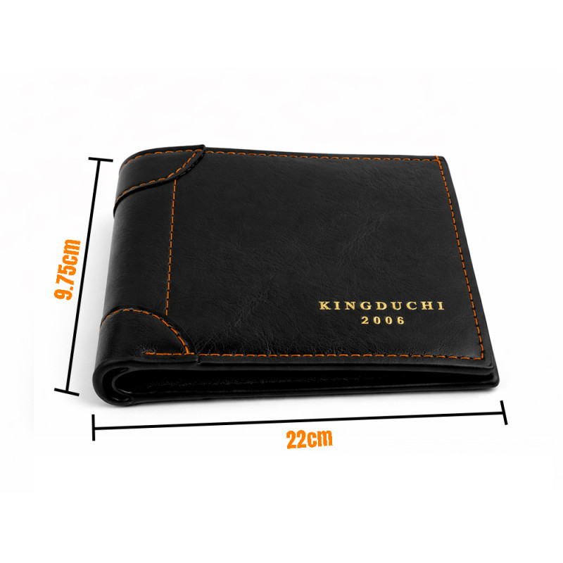 Men Bifold Wallet With Id Window
