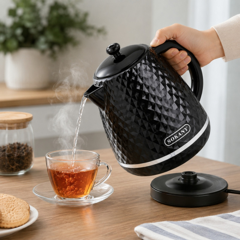 Electric Kettle – Black (1.7L)