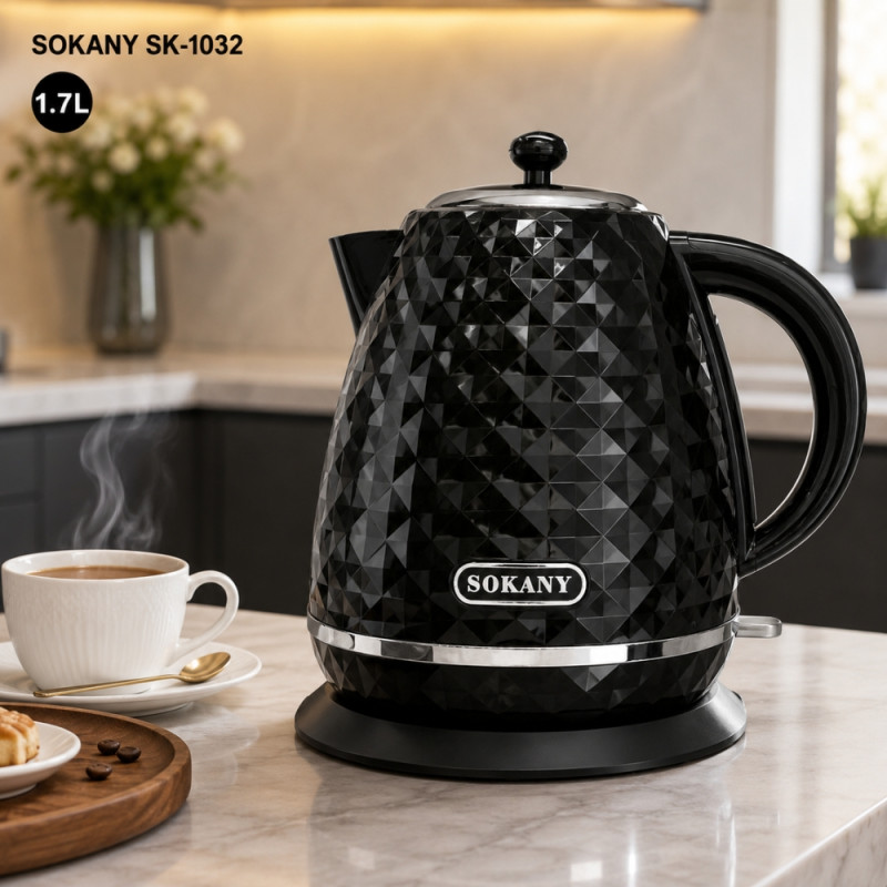 Electric Kettle – Black (1.7L)