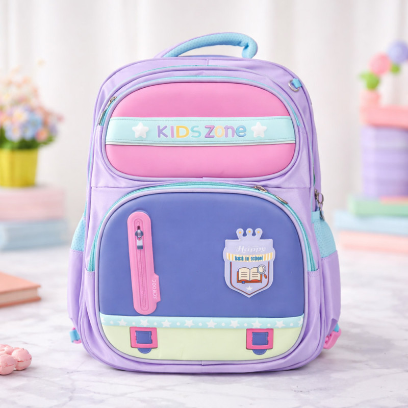 Kids 3-Piece Essential School Set, Backpack, Lunch Bag & Pencil Case – Enchanted Lavender