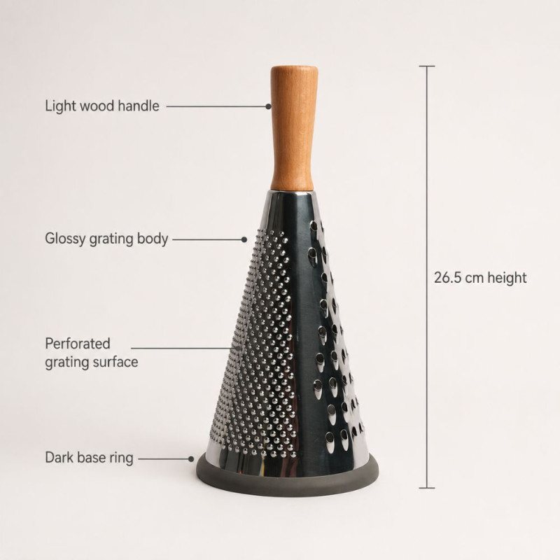 Grater with Wooden Handle