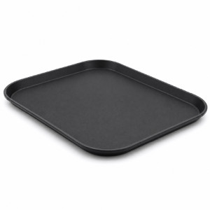 Rectangular Non-Slip Service Tray – Black (40x30cm) Rectangular Non-Slip Service Tray – Black (40x30cm)