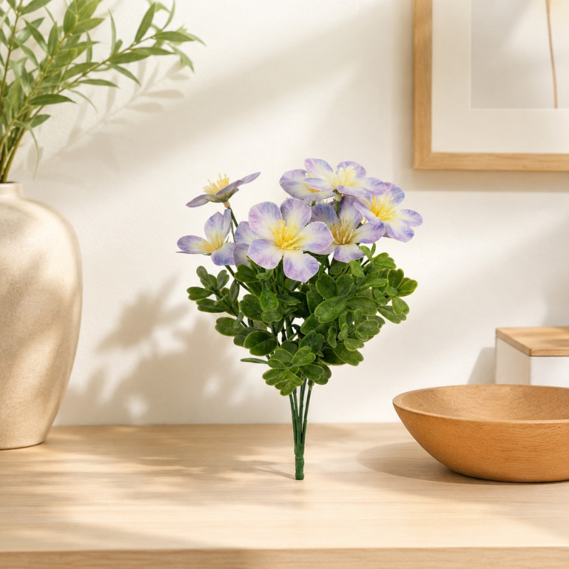 Plum Style Artificial Flower Designed for Home Décor &amp; Event Styling – Light Purple (H-30 CM)