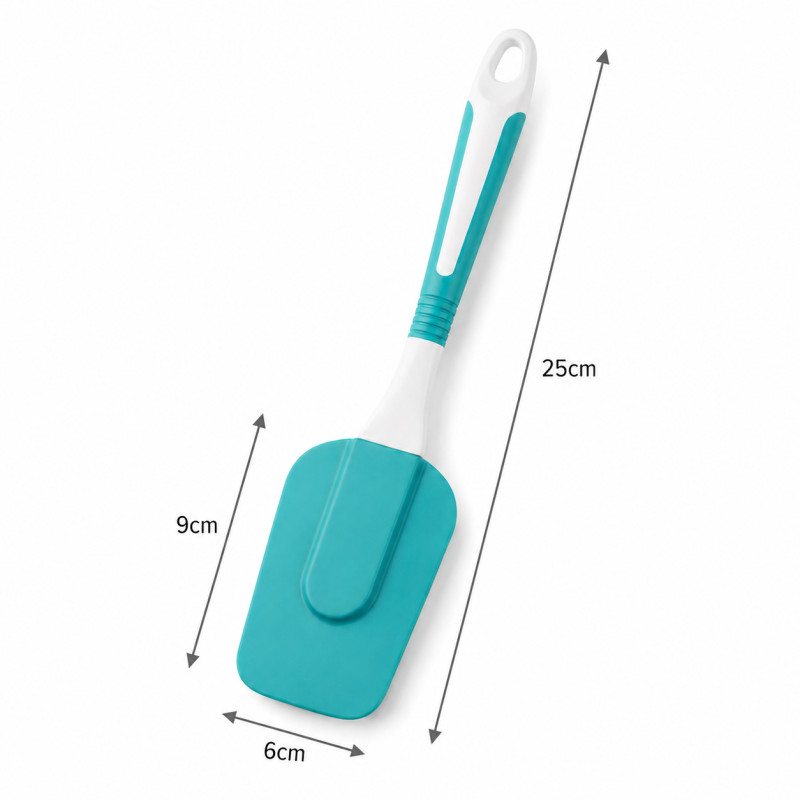 Select One Kitchen Spatula Designed for Everyday Cooking &amp; Kitchen Excellence – Turquoise (H-9, W-6, L-25 CM)