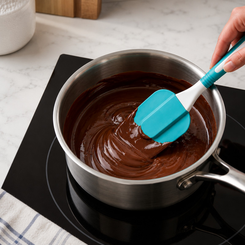 Select One Kitchen Spatula Designed for Everyday Cooking &amp; Kitchen Excellence – Turquoise (H-9, W-6, L-25 CM)