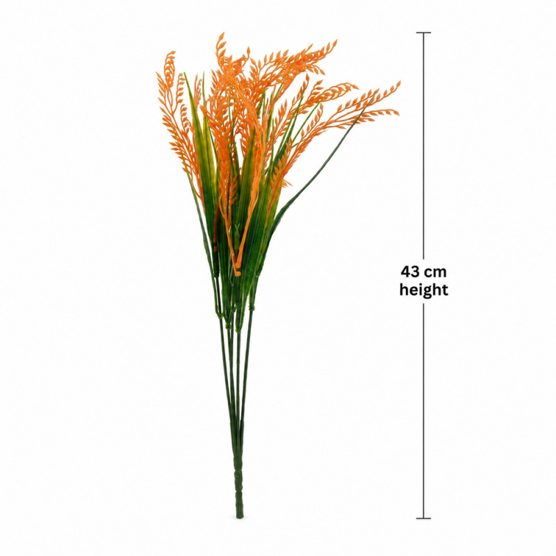 Tangerine Touch Artificial Plant Designed for Home Décor &amp; Event Styling – Orange (H-43 CM)
