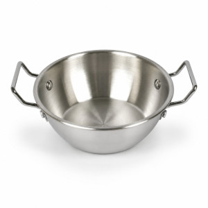 Stainless Steel Kadai Designed for Everyday Cooking – Silver