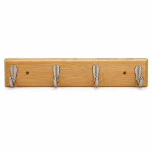 Forge Strong Coat Rack Designed for Modern Living &amp; Home Comfort – Wooden (H-6, W-40, L-6, D-2.8 CM)