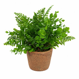 Professional Artificial Faux Potted Plant – Vibrant Orange & Green in Gray Pot (22cm) Professional Artificial Faux Potted Plant – Vibrant Orange & Green in Gray Pot (22cm)