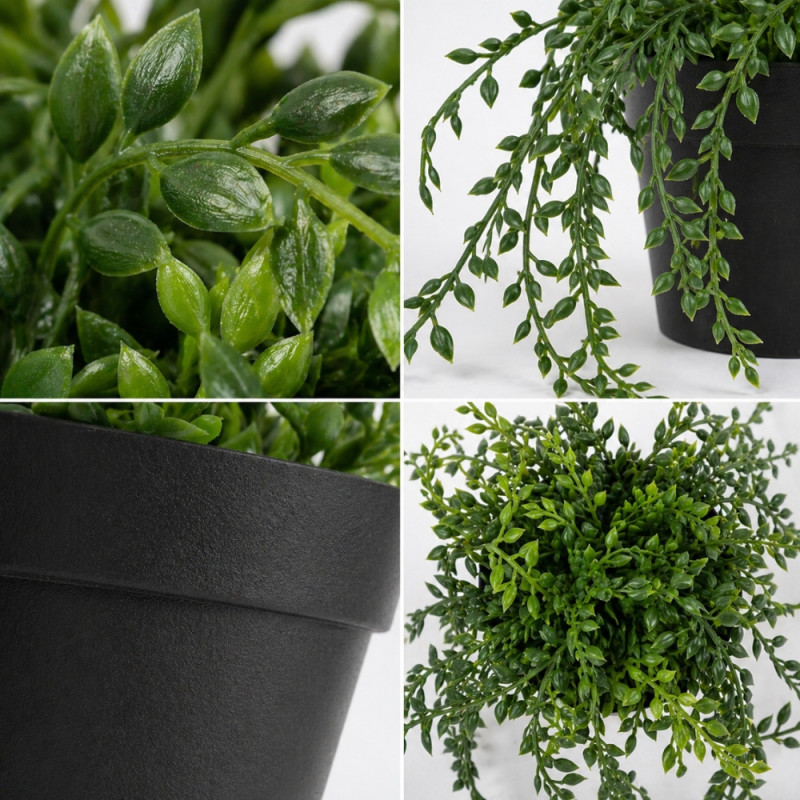 Fejka Artificial Potted Plant – Realistic Greenery in Black Pot