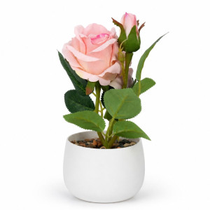 Classic Artificial Flower – Light pink olive Premium Quality (23 x 9 cm)