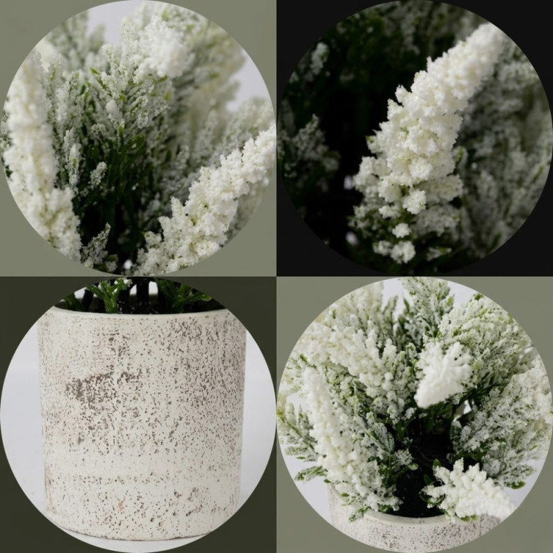 Chic Spark Artificial Flower Designed for Home Décor & Event Styling – White (H-20)