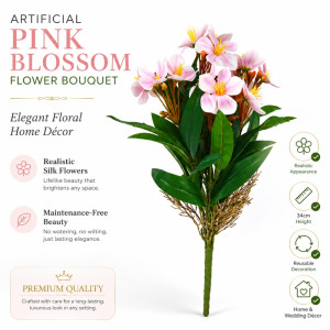 Modern Artificial Flower – Green Premium Quality (34cm)