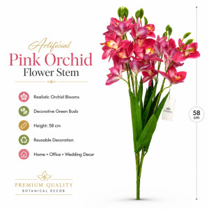 Essential Artificial Flower – Green Premium Quality (58cm)