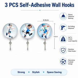 Self-Adhesive Wall Hooks