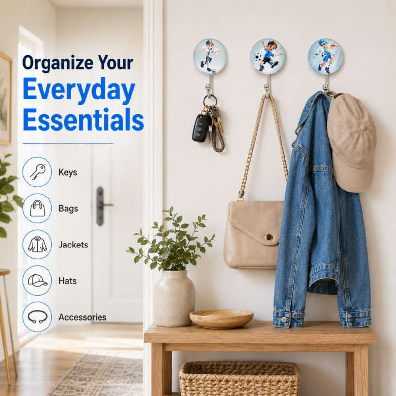 Self-Adhesive Wall Hooks