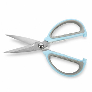 Professional scissors – Silver Light Blue Premium Quality (17.5 x 9 cm)