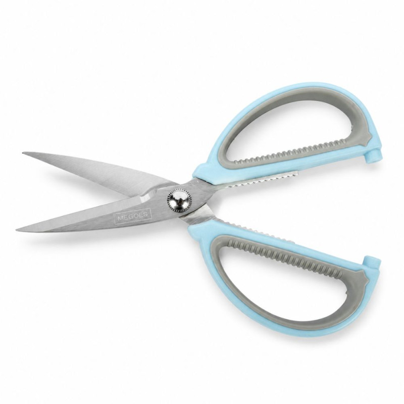Professional scissors – Silver Light Blue Premium Quality (17.5 x 9 cm)