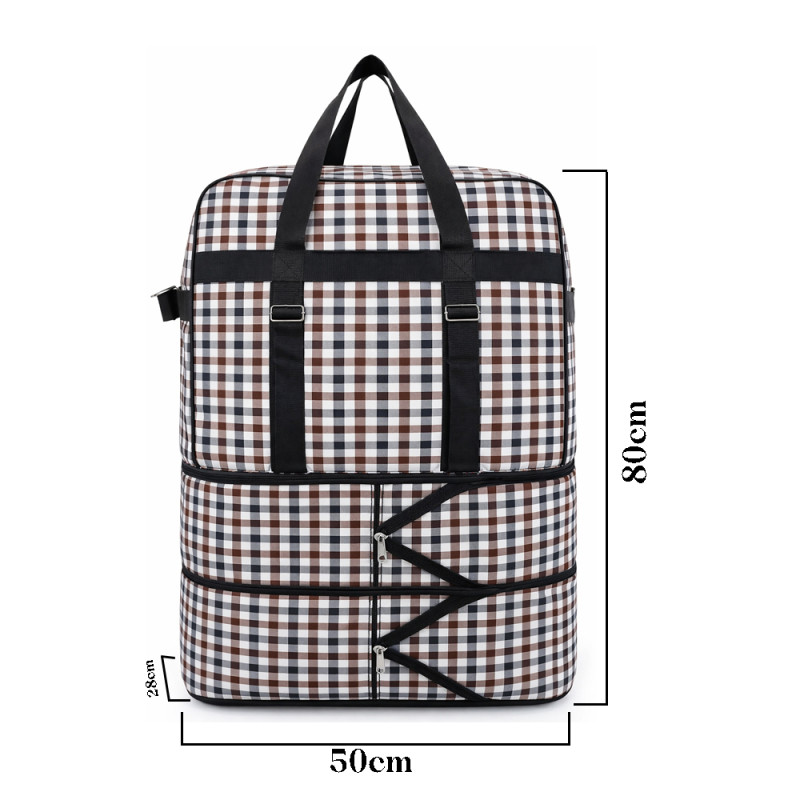 Extra Large Expandable Rolling Duffel Bag – Waterproof Multi-Functional Folding Suitcase 80cm