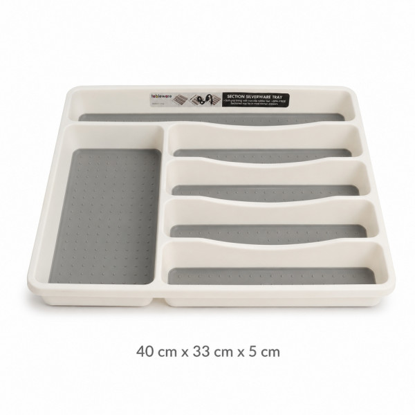 Sectioned Silverware Tray