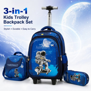 Kids' 3-Piece Astronaut Galactic Adventure Set – Deep Space Blue