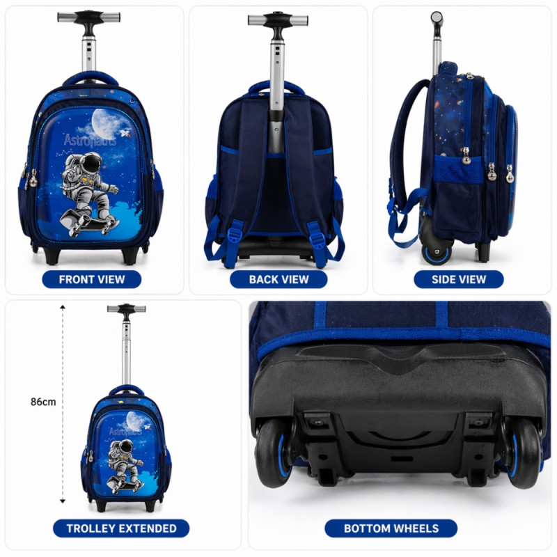 Kids' 3-Piece Astronaut Galactic Adventure Set – Deep Space Blue